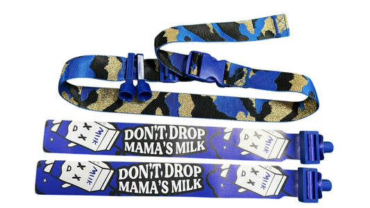 BLUE n Gold belt Mama Milk Flag