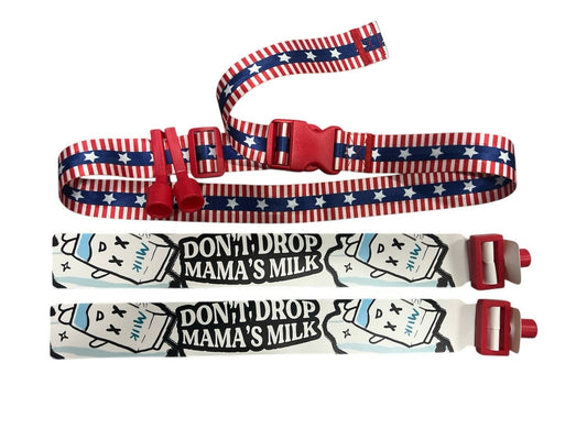 WHITE Star Mama Milk Flag