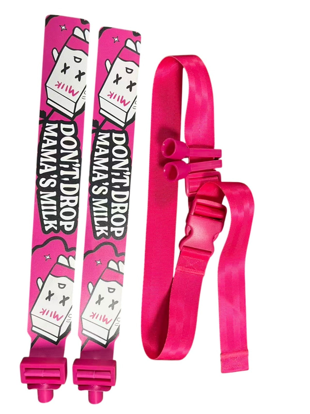 Pink mama milk flags